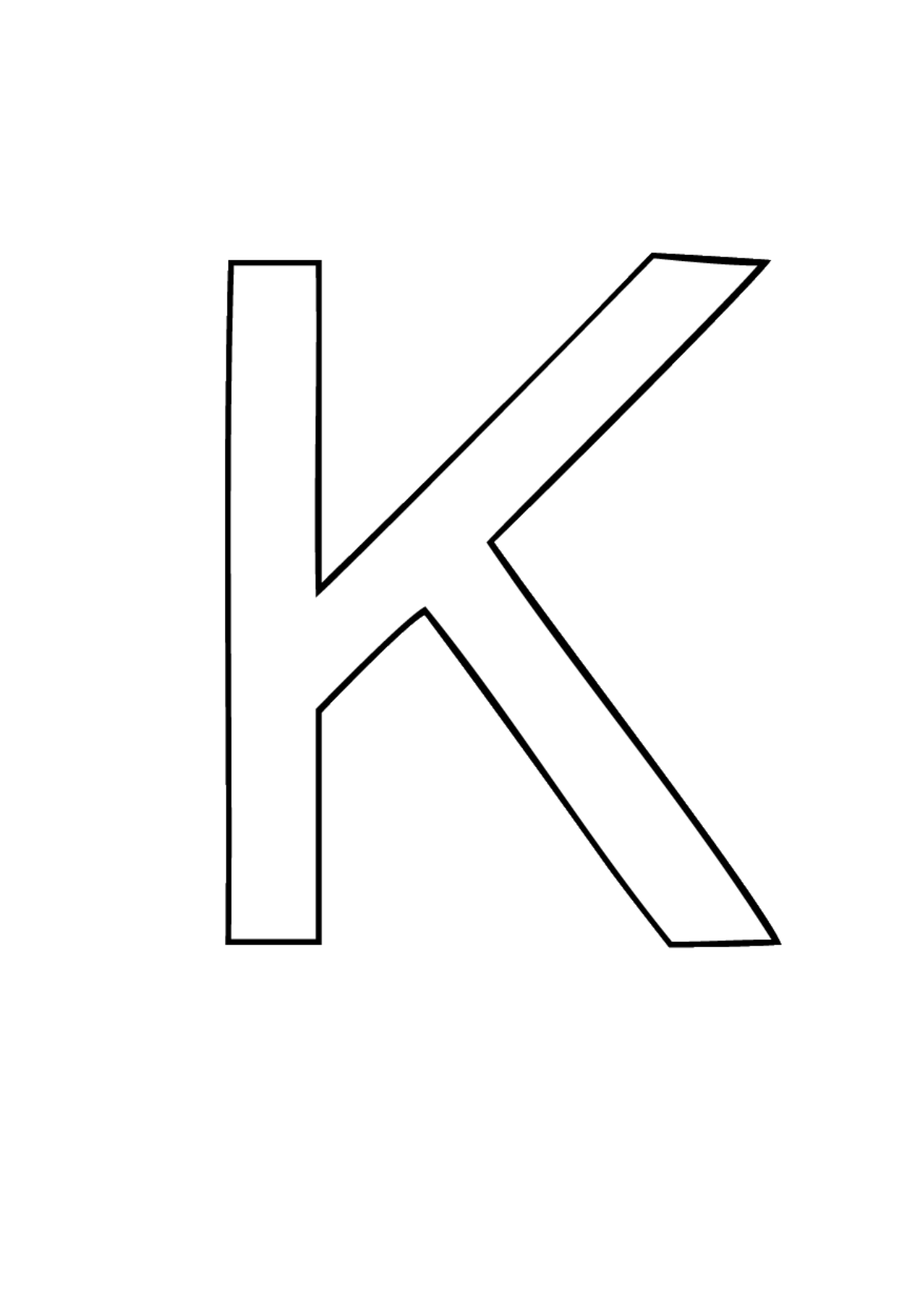 K - Alphabet