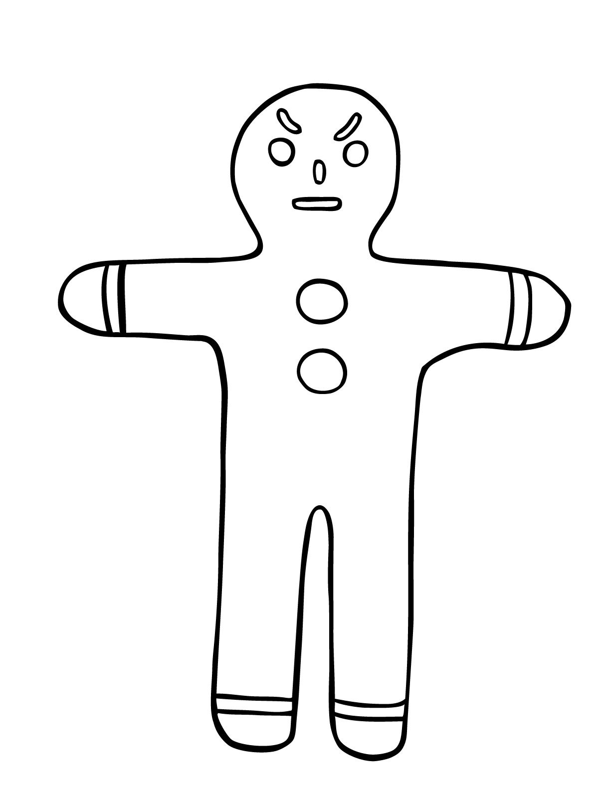 Sur pepparkaksgubbe - Jul