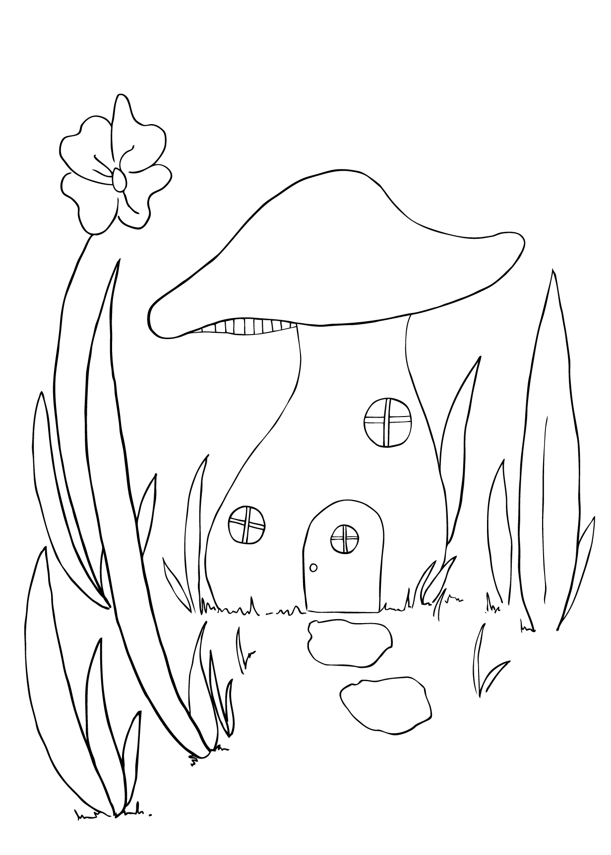 Mushroom house - Autumn, House